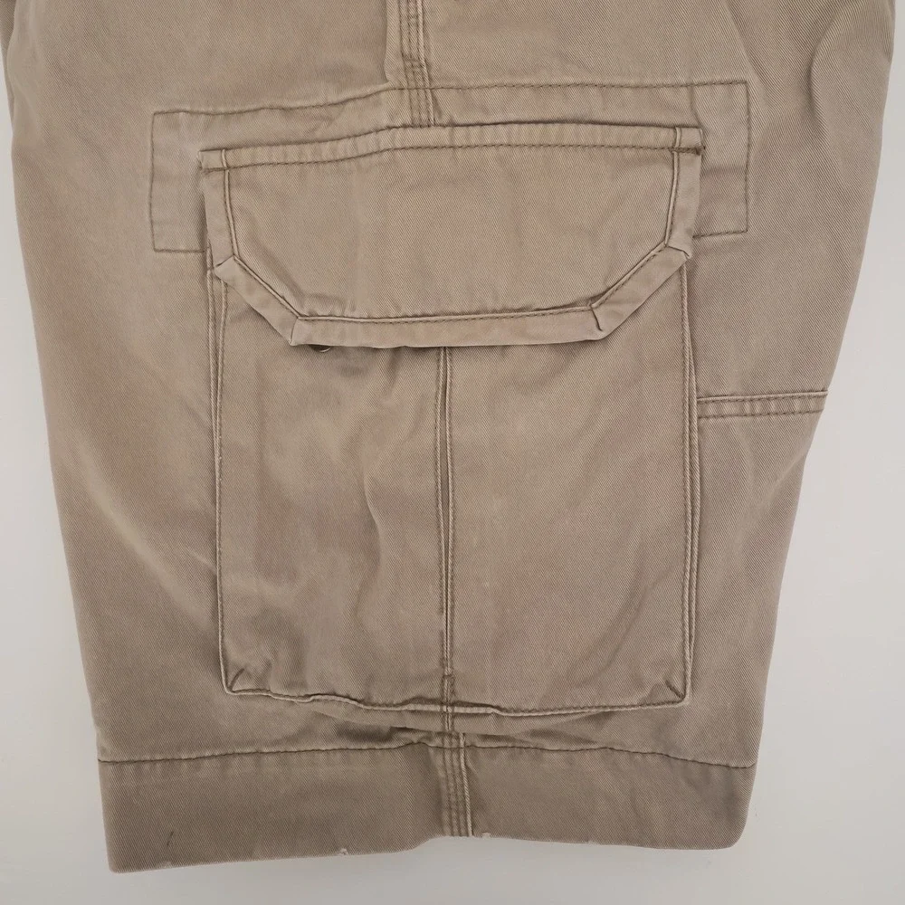 Polo Ralph Lauren Mens Cargo Shorts 32 Tan Classic Polo Chino Cotton FITS 31